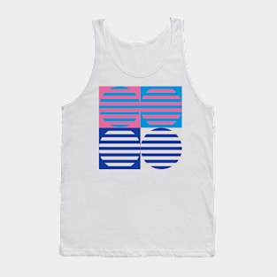 Retro Line Circles Tank Top